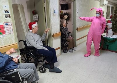 Skyline Terrace Nursing Home and Memory Lane Assisted Living Shenandoah Virginia Activities Bunny